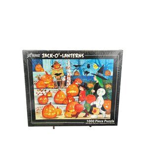 NEW SEALED 1000-piece jigsaw puzzle Vermont Christmas Company Jack-o'-Lanterns